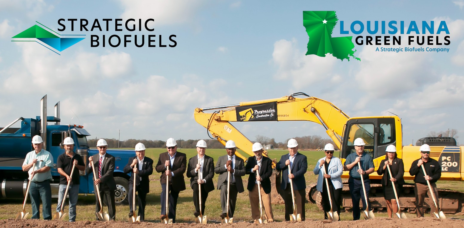 Strategic Biofuels and Port of Columbia shovel ceremony and groundbreaking